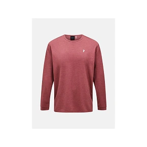 Pánské tričko PEAK PERFORMANCE M Trail Longsleeve, červené Pánské tričko PEAK PERFORMANCE M Trail Longsleeve, červené
