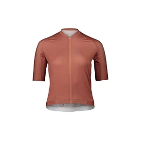 Cyklistické tričko POC W's PRISTINE Jersey – hnědé