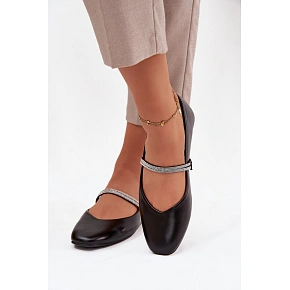 Dámské baleríny 2732 Ilirene černé - Sweet Shoes