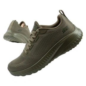 Pánská sportovní obuv Skechers Bobs Squad Chaos olive lightweight