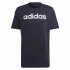 Tričko adidas Essentials Single Jersey s lineárním vyšívaným logem M IC9275
