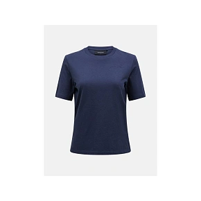 Tričko Peak Performance W Original Small Logo Tee, modré Tričko Peak Performance W Original Small Logo Tee, modré