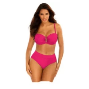 Dámské dvoudílné plavky Gold 1 S730CH1-2d tm. růžové - Self