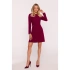 Dámské šaty S419 Bordó - Stylove
