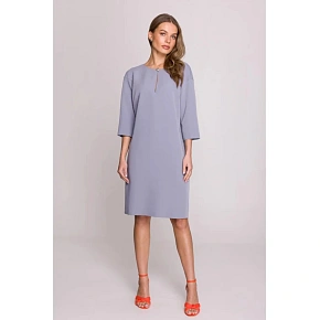 Dámské šaty S394 holubičí šedá - Stylove