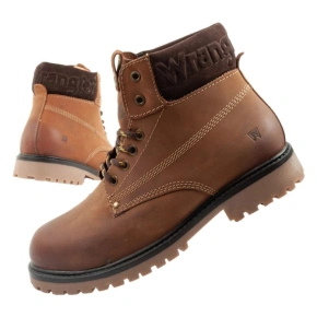 Wrangler Arch pánské boty sobolí boty elegantní přírodní kůže hnědá