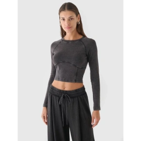 Dámské hladké tričko s dlouhým rukávem 4F 4FRAW24TLONF503-20S Dámské hladké tričko s dlouhým rukávem 4F 4FRAW24TLONF503-20S