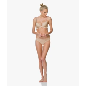 Podprsenka s kosticí QF1444E tělová - Calvin Klein