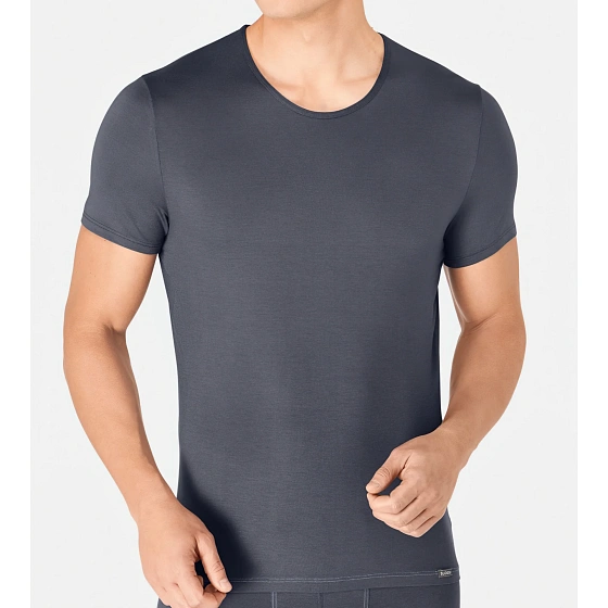 Pánské triko Basic Soft SH 03 O-Neck šedé - Sloggi