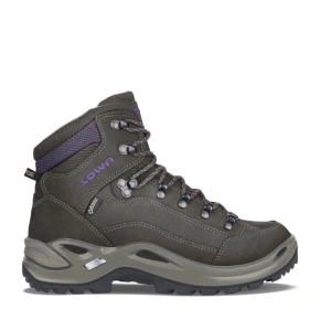 Dámské trekové boty Lowa RENEGADE GTX MID slate/blackberry Gore-Tex waterproof grey (321945 7937) dámské
