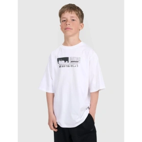Chlapecké tričko oversize s potiskem 4F 4FJRAW25TTSHM3065-10S Chlapecké tričko oversize s potiskem 4F 4FJRAW25TTSHM3065-10S