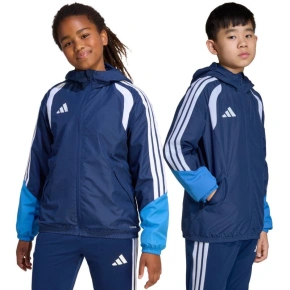 Dětská bunda adidas Tiro 26 Competition All Weather modrá JL7300