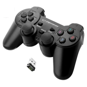 Bezdrátový gamepad Esperanza EGG108K (PC, PS3; barva černá) Bezdrátový gamepad Esperanza EGG108K (PC, PS3; barva černá)