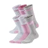 Nike Everyday Cush Crew Youth ponožky bílé, růžové, šedé CK7302 905