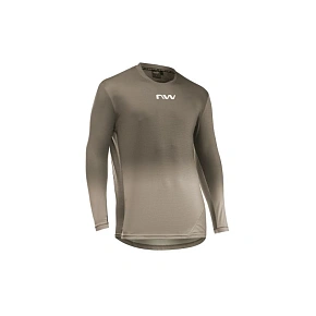 Cyklistické tričko NORTHWAVE Edge 2 Jersey L/s, hnědé Cyklistické tričko NORTHWAVE Edge 2 Jersey L/s, hnědé