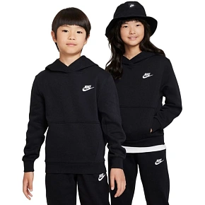 Dětská mikina Nike Sportswear Club Fleece, černá, FD3000 010 M
