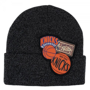 Mitchell & Ness New York Knicks NBA XL Logo Patch Knit Hwc Knicks HCFK4341-NYKYYPPPBLCK Kšiltovka