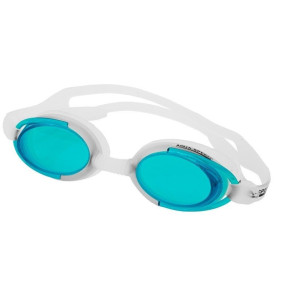 Bílé a zelené plavecké brýle Malibu - Aqua-Speed