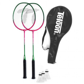 Badmintonová sada SMJ /2 kostky+3 rakety/ TL020
