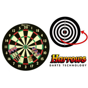 Harrows Champion Family Paper Dart Game shield double-sided HS-TNK-000013077