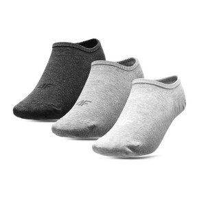 4F ponožky H4L22-SOD301 cool light grey/ grey melange