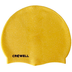 Crowell Recycling Silikonová plavecká čepice Pearl yellow.7