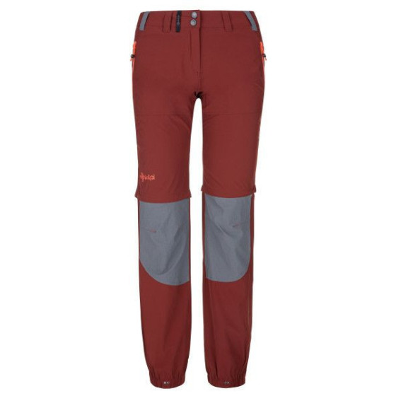 Dámské outdoorové kalhoty Hosio-w tmavě červená - Kilpi