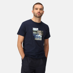 Pánské tričko Cline VII RMT263-KZQ tmavě modré - Regatta