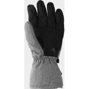 Pánské lyžařské rukavice 4F H4Z22-REM001 šedé