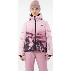 Dámská lyžařská bunda 4F H4Z22-KUDN004 světle růžová